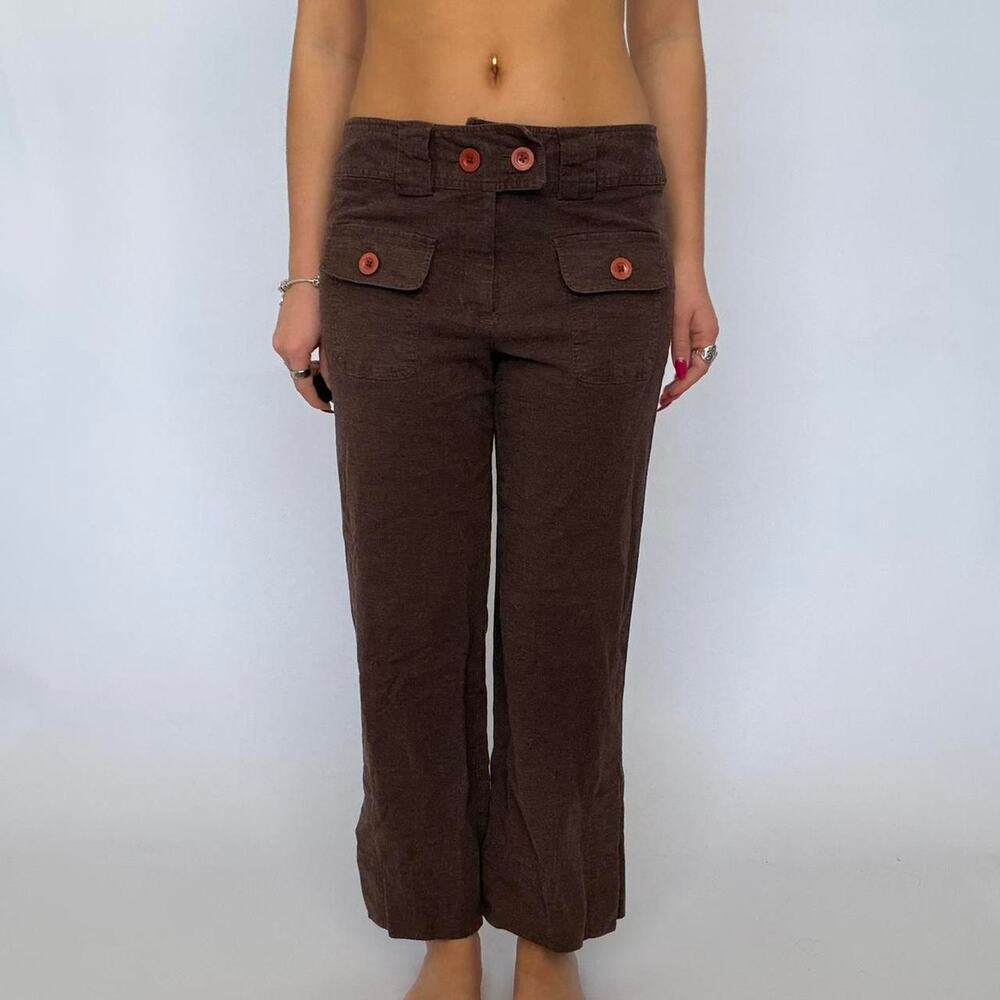 Jennifer & Grace Brown Linen Pants